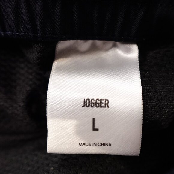 Express Jogger Pants Men’s Large Navy Blue Tapered Stretch Athleisure - Picture 11 of 12